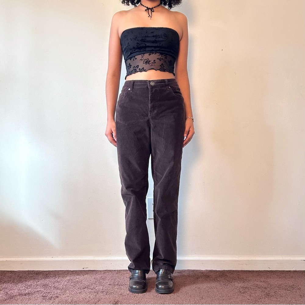 Brown corduroy pants